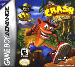 Обложка Crash Bandicoot: The Huge Adventure