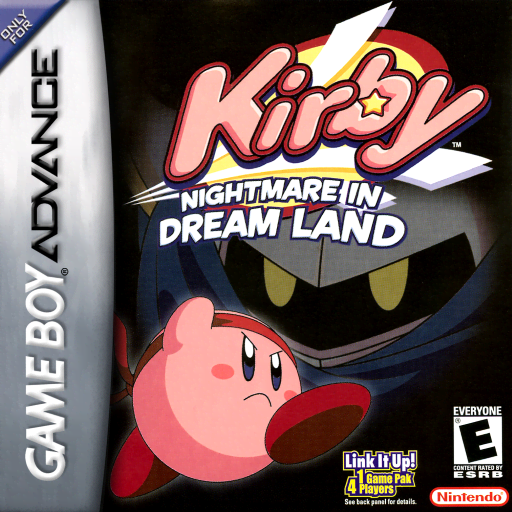 Обложка Kirby: Nightmare in Dream Land