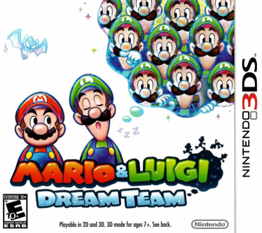 Обложка Mario & Luigi: Dream Team
