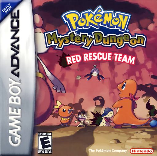 Обложка Pokémon Mystery Dungeon: Red Rescue Team