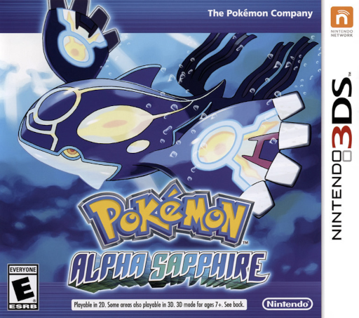 Обложка Pokémon Alpha Sapphire, Omega Ruby