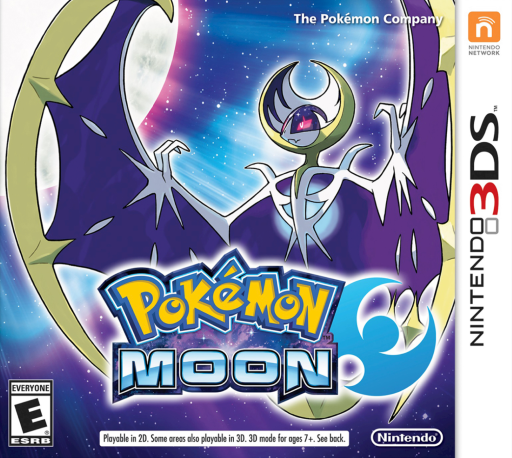 Обложка Pokémon Sun, Moon