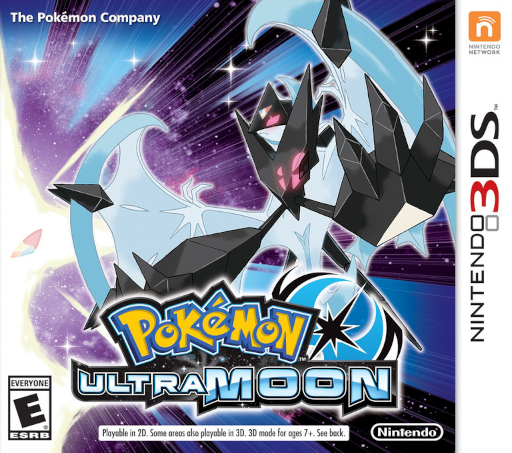 Обложка Pokémon Ultra Sun, Ultra Moon