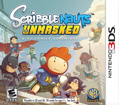 Обложка Scribblenauts Unmasked: A DC Comics Adventure