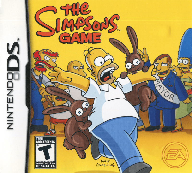 Обложка The Simpsons Game
