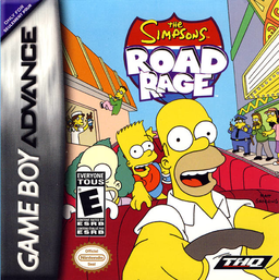 Обложка The Simpsons: Road Rage